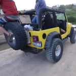 wakeboarden jeep