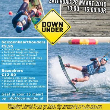 28 maart seizoensopening Down Under