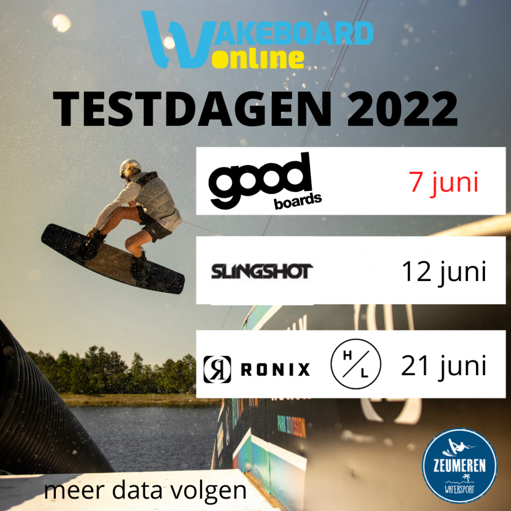 Wakeboard Testdagen 2022