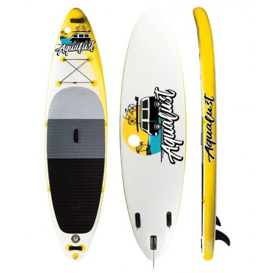 Base Sports Aqualust 10.6 SUP Board Package - Yellow