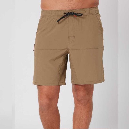 2025 Follow All Day Shorts - Deep Taupe