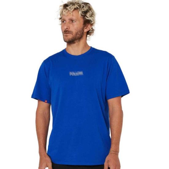 2025 Follow Stacked Tee - Blue