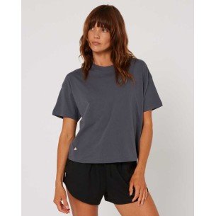2026 Follow Rhea Oversized Tee - Charcoal 2026 Follow Rhea Oversized Tee - Charcoal