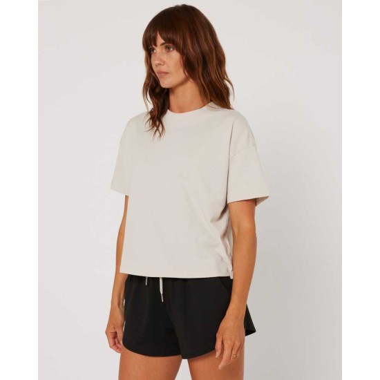 2026 Follow Rhea Oversized Tee - Sand