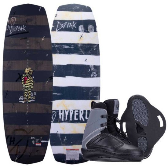 2024 Hyperlite Codyak Jr. Wakeboard with Optic Kids Boots