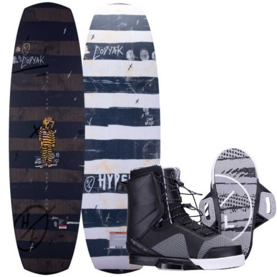 2023 Hyperlite Codyak Wakeboard with Defacto Boots