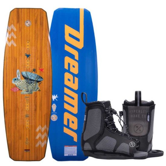 2023 Hyperlite Union Jr. Wakeboard with Remix Kids Boots