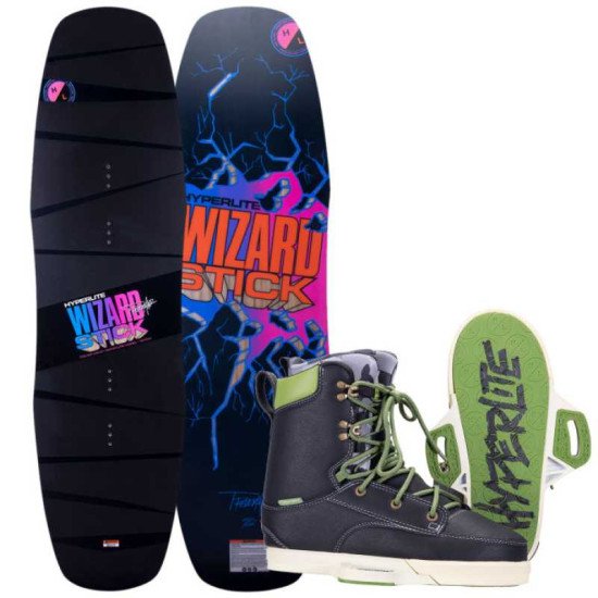 2023 Hyperlite Wizardstick Wakeboard with Codyak Boots