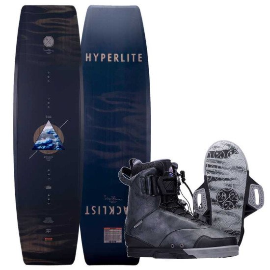 2024 Hyperlite Blacklist Wakeboard with Defacto Boots