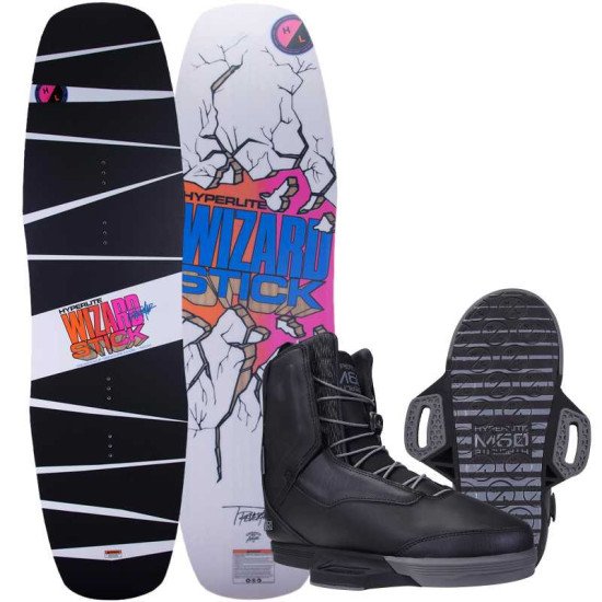 2024 Hyperlite Wizardstick Wakeboard with M60 Boots