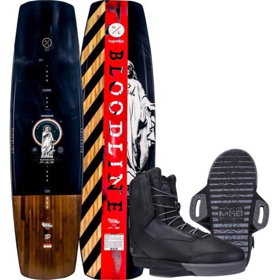 2025 Hyperlite Bloodline Wakeboard with M60 Boots