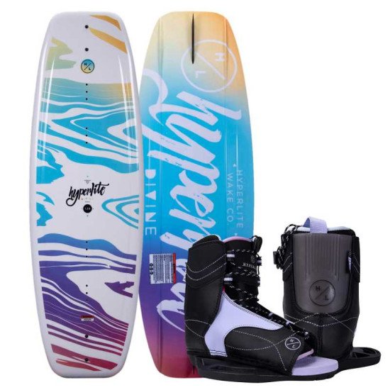 2025 Hyperlite Divine Jr. Wakeboard with Jinx Girls Boots