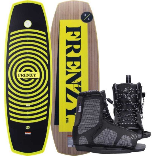 2025 Hyperlite Frenzy Jr. Wakeboard with Remix Kids Boots