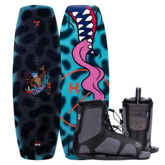 2025 Hyperlite Murray Jr. Wakeboard with Remix Kids Boots