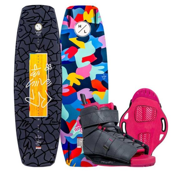 2025 Hyperlite Prizm Wakeboard with Viva Boots