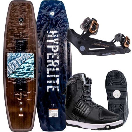 2026 Hyperlite ATV Wakeboard with Freepress System Boots