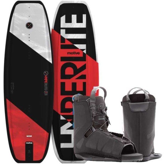 2026 Hyperlite Motive Wakeboard with Frequency Boots