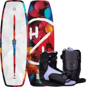 2026 Hyperlite Murray Jr. Girls Wakeboard with Jinx Kids Boots