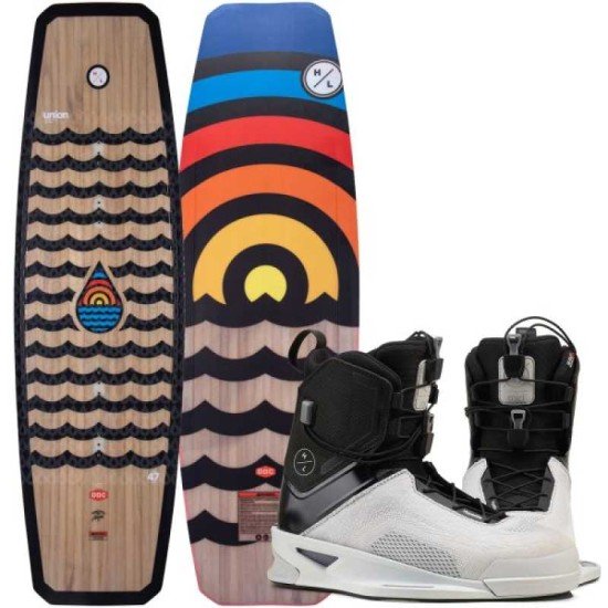2026 Hyperlite Union Wakeboard with Mid Boots 2026 Hyperlite Union Wakeboard with Mid Boots
