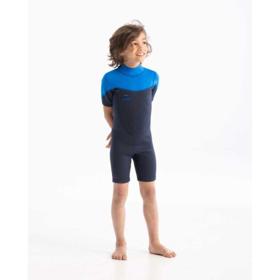 2021 Jobe Boston 2mm Shorty Wetsuit Kids Blue