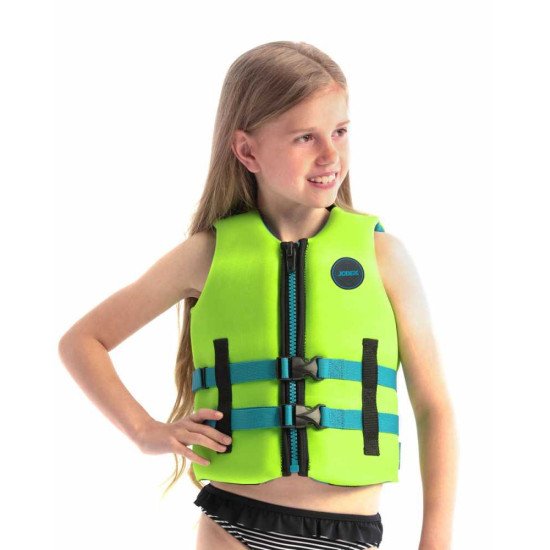 2021 Jobe Neoprene Life Vest Kids Lime Green