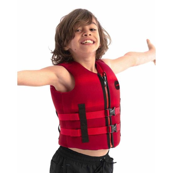 2021 Jobe Neoprene Life Vest Kids Red