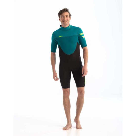 2021 Jobe Perth 3/2mm Shorty Wetsuit Men Teal