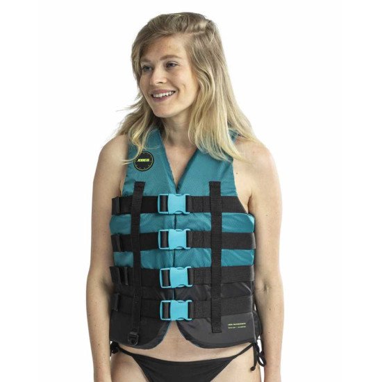 2022 Jobe 4 Buckle Life Vest Teal