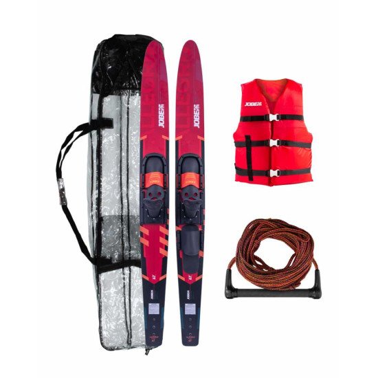 2022 Jobe Allegre 67" Combo Waterskis Package Red