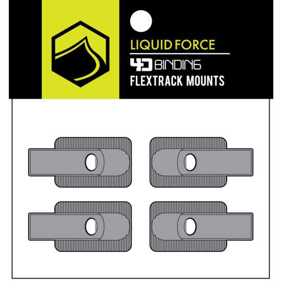 Liquid Force 4D Flextrack Mount set of 4