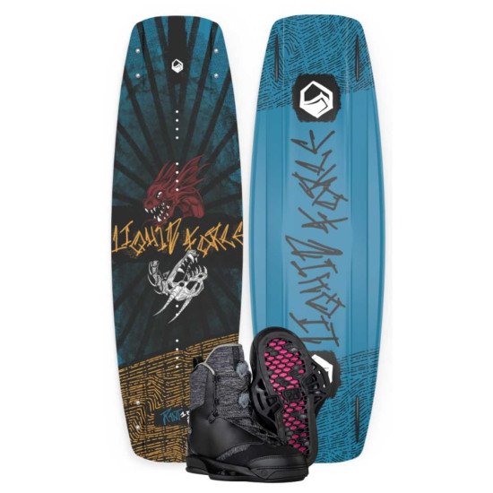 2023 Liquid Force Rant Wakeboard with Tao 6X Boots