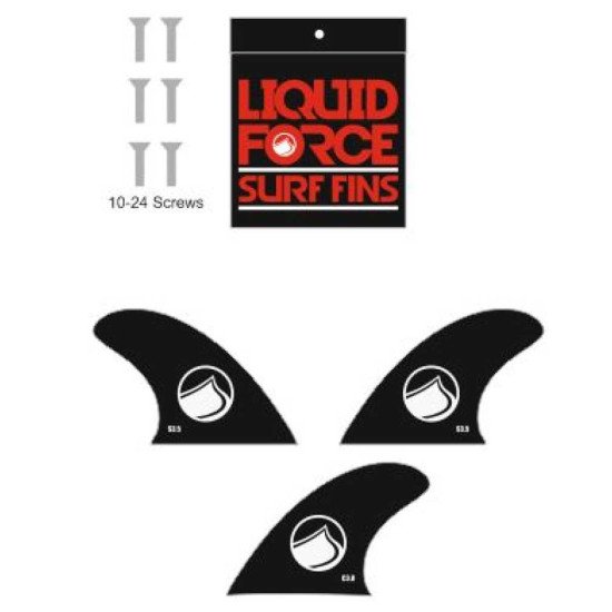 Liquid Force Surf 2.0 Fin Kit 10/24