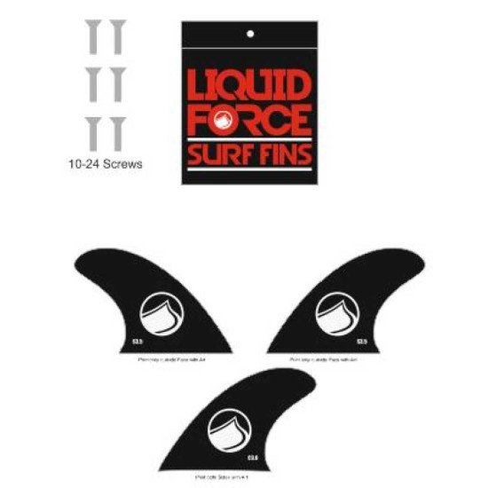 Liquid Force Surf 3.0 Fin Kit 10/24