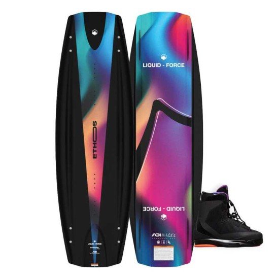 2026 Liquid Force Ethos Wakeboard with Vertex 6X Boots