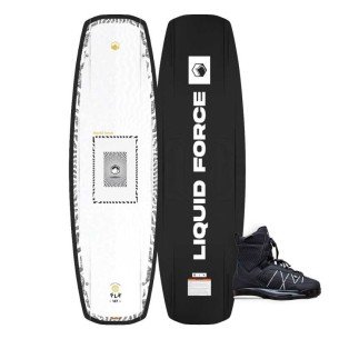 2026 Liquid Force FLX Wakeboard with Tao 6X Boots - Black 2026 Liquid Force FLX Wakeboard with Tao 6X Boots - Black