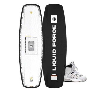 2026 Liquid Force FLX Wakeboard with Tao 6X Boots - White