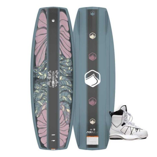 2026 Liquid Force ME Aero Wakeboard with Tao 6X Boots - White