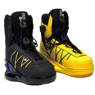 2026 Liquid Force Tao 6X Wakeboard Boots LTD - Black/Yellow