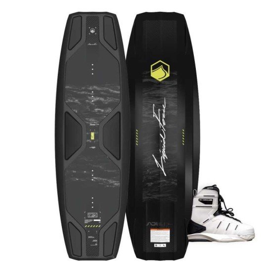 2026 Liquid Force Unity Aero Wakeboard with Aero 6X Boots - White