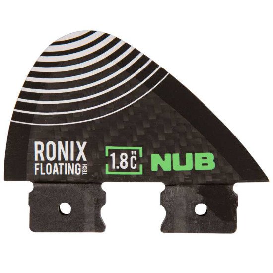 Ronix 1.8 in. - Floating Button - Nub - Center Surf Fin - Carbon