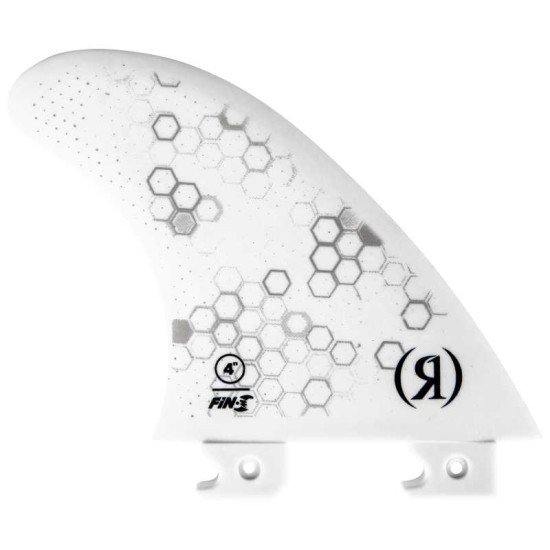 Ronix 4.0 in. - Fiberglass Fin-S 2.0 - Blueprint - Center Surf Fin - White