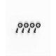 Ronix Main Frame M6 Baseless Boot Hardware- Set of 4 - Black