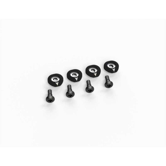 Ronix Main Frame M6 Baseless Boot Hardware- Set of 4 - Black