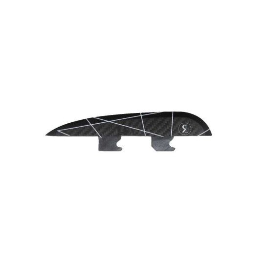 2024 Ronix 1.0 in. - Floating Fin-S 2.0 - Blueprint - Center Surf Fin - Carbon