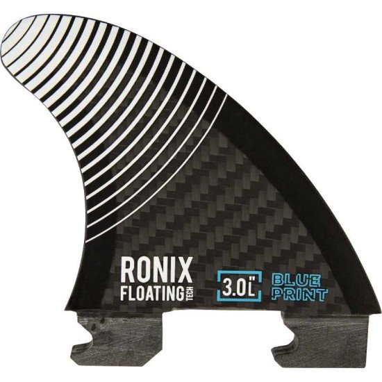 2024 Ronix 3.5 in. - Floating Button - Blueprint - Surf Fin - Carbon