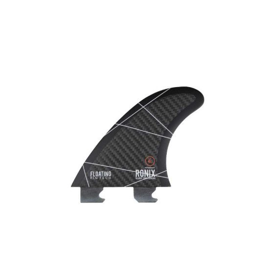 2024 Ronix 4.0 in. - Floating Fin-S 2.0 - Blueprint - Surf Fin - Carbon