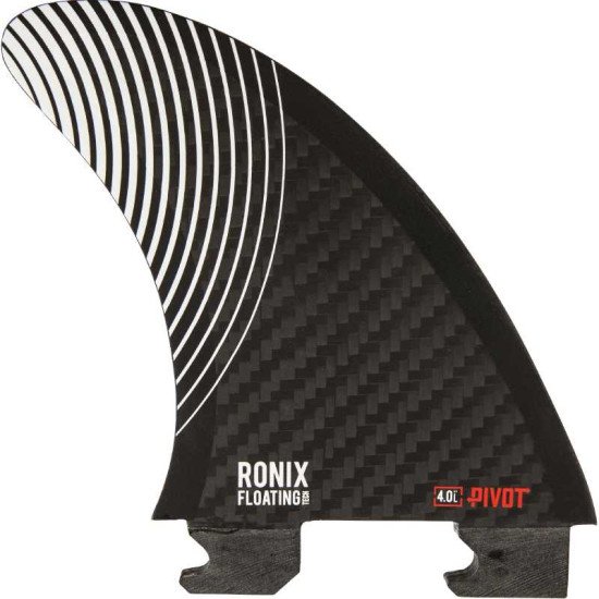 2024 Ronix 4.0 in. - Floating Fin-S 2.0 - Pivot Surf Fin - Carbon