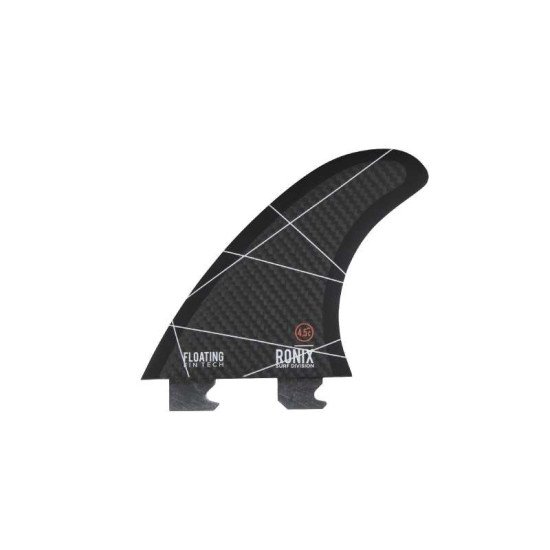 2024 Ronix 4.5 in. - Floating Fin-S 2.0 - Blueprint - Center Surf Fin - Carbon