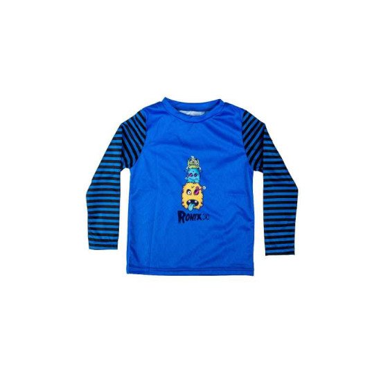 2024 Ronix Kids UV Shade Wick Dry Long Sleeve - Blue