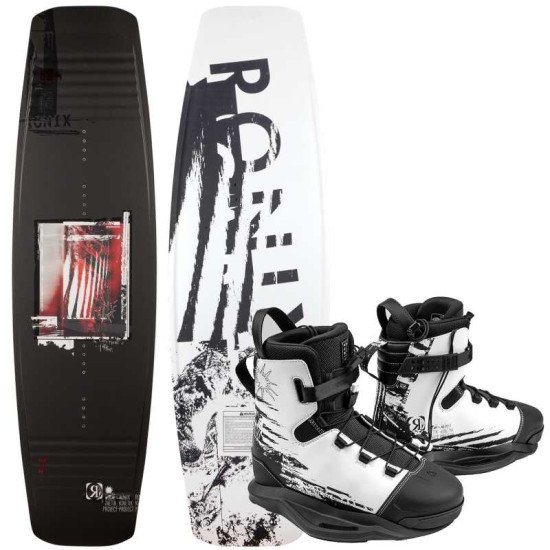 2025 Ronix Kinetik Springbox 2 Wakeboard with Kinetik EXP Boots